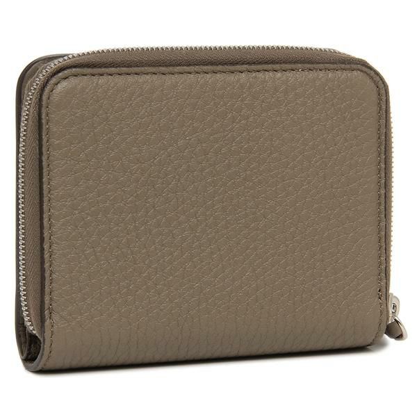 フェンディ 二つ折り財布 ジップアラウンド Mサイズ コンパクト財布 グレー レディース FENDI 8M0407 A91B F1F20 詳細画像