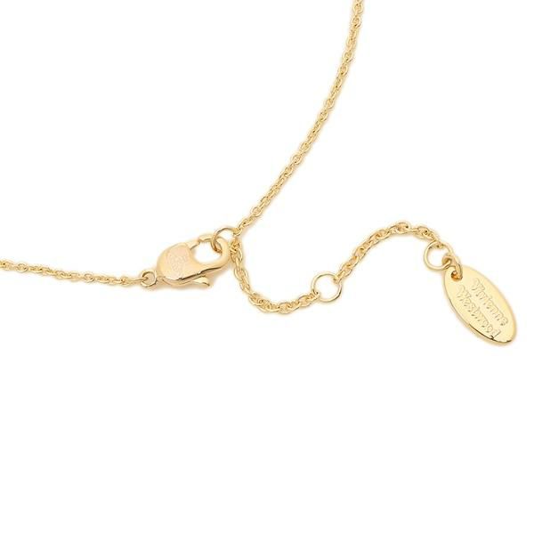 ヴィヴィアンウエストウッド ネックレス アクセサリー レイナ  イエローゴールド ブラック レディース VIVIENNE WESTWOOD 63020095 02R407 詳細画像