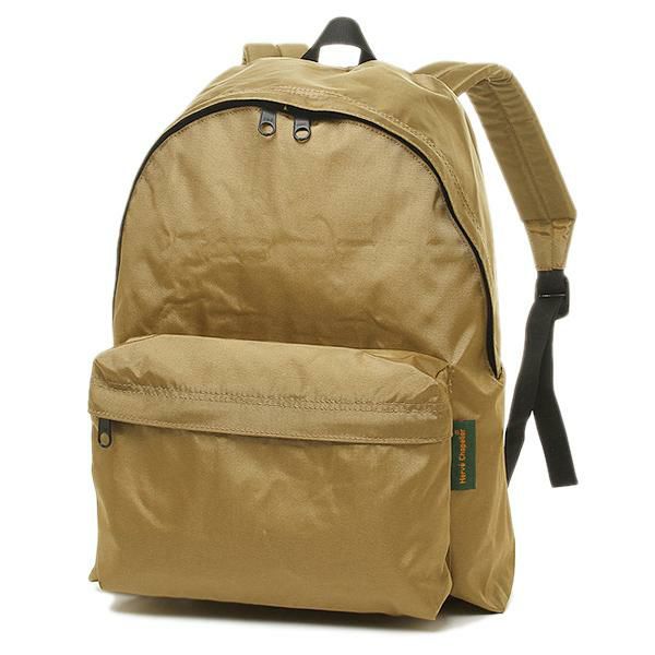 エルベシャプリエ バッグ Herve Chapelier レディース 978N 65 MEDIUM BACKPACK WITH BASIC SHAPE リュックサック バックパック KHAKI BEIGE A4対応 詳細画像