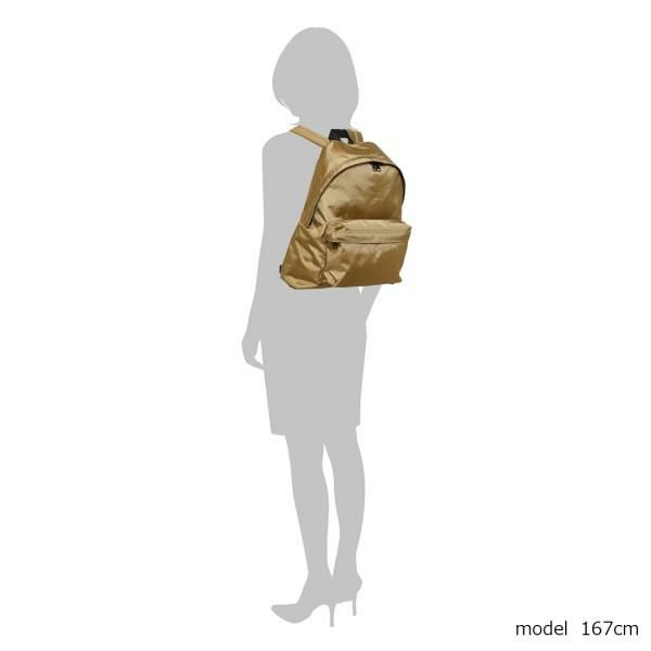 エルベシャプリエ バッグ Herve Chapelier レディース 978N 65 MEDIUM BACKPACK WITH BASIC SHAPE リュックサック バックパック KHAKI BEIGE A4対応 詳細画像