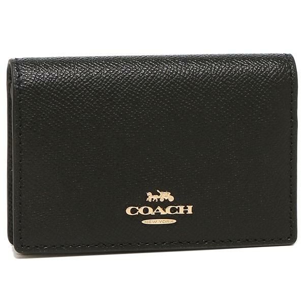 コーチ アウトレット カードケース 名刺入れ ブラック レディース COACH 87731 IMBLK