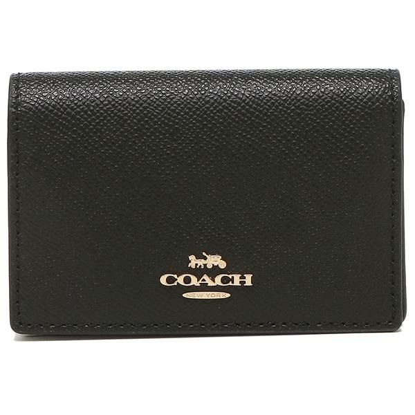 コーチ アウトレット カードケース 名刺入れ ブラック レディース COACH 87731 IMBLK 詳細画像