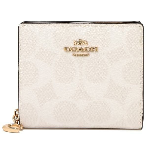 コーチ アウトレット 二つ折り財布 シグネチャー ミニ財布 ホワイト レディース COACH C3309 IMRFF | AXES コーチ アウトレット 二つ折り財布 シグネチャー ミニ財布 ホワイト レディース COACH C3309 IMRFF | AXES