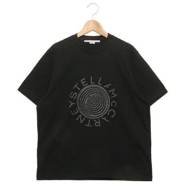 ステラマッカートニー トップス Tシャツ ロゴ ブラック レディース STELLA McCARTNEY 604034 SPW18 1000 詳細画像