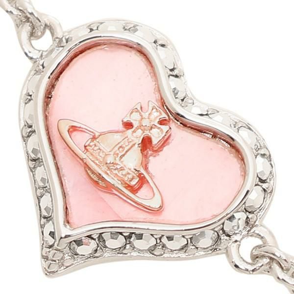 ヴィヴィアンウエストウッド ブレスレット アクセサリー ペトラ バングル シルバー ピンク レディース VIVIENNE WESTWOOD 61020060 02W396 詳細画像