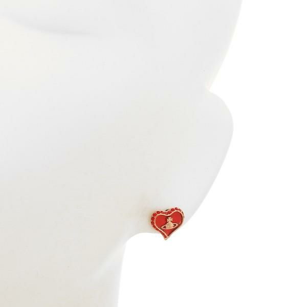 ヴィヴィアンウエストウッド ピアス アクセサリー ペトラ ピンクゴールド レッド レディース VIVIENNE WESTWOOD 62010074 02G279 詳細画像