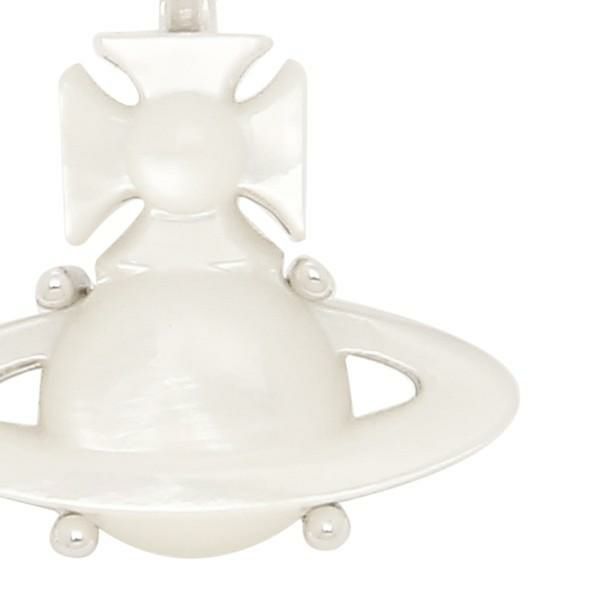 ヴィヴィアンウエストウッド ピアス アクセサリー ドロップ シルバー ホワイト レディース VIVIENNE WESTWOOD 62020138 02W397 詳細画像