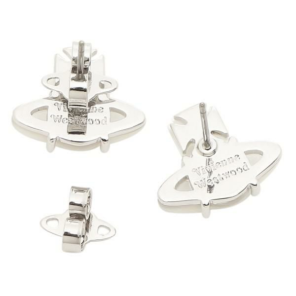 ヴィヴィアンウエストウッド ピアス アクセサリー シルバー ホワイト レディース VIVIENNE WESTWOOD 62020139 02W397 詳細画像