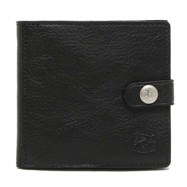 イルビゾンテ 二つ折り財布 ブラック メンズ レディース IL BISONTE SBW015 PV0005 BK110 詳細画像