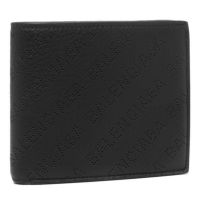 バレンシアガ 二つ折り財布 キャッシュ パンチングロゴ ブラック メンズ BALENCIAGA 594315 D6WZN 1000