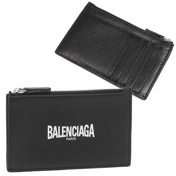 バレンシアガ カードケース コインケース キャッシュ フラグメントケース ブラック メンズ レディース BALENCIAGA 640535 2UQT3 1090