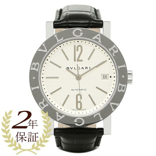 ブルガリ 時計 メンズ BVLGARI BB38WSLDAUTO ブルガリ ブルガリ オートマチック 腕時計 ウォッチ ホワイト/シルバー/ブラック