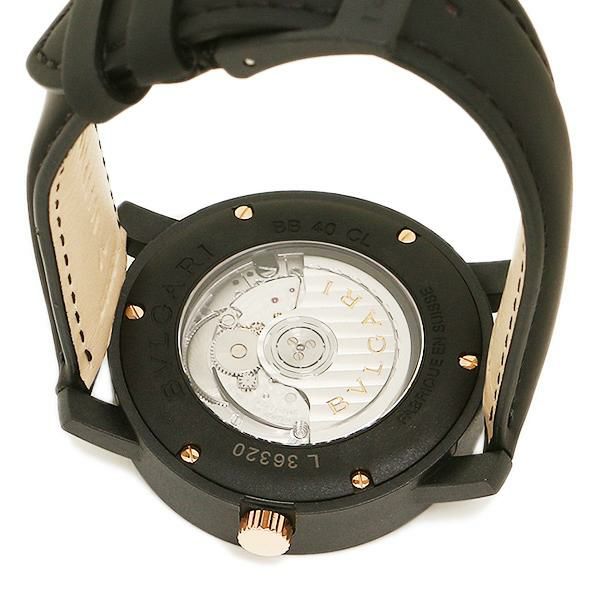 ブルガリ 時計 メンズ BVLGARI BBP40BCGLD ブルガリ ブルガリ 腕時計 ウォッチ ブラック 詳細画像