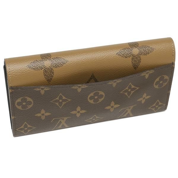 ルイヴィトン 長財布 ポルトフォイユサラ モノグラム ブラウン ベージュ レディース LOUIS VUITTON M80726 詳細画像