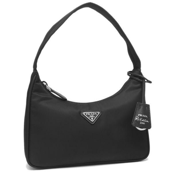 プラダ ショルダーバッグ リエディション リナイロン ミニバッグ トライアングルロゴ ブラック レディース PRADA 1NE515 RDH0 F0002
