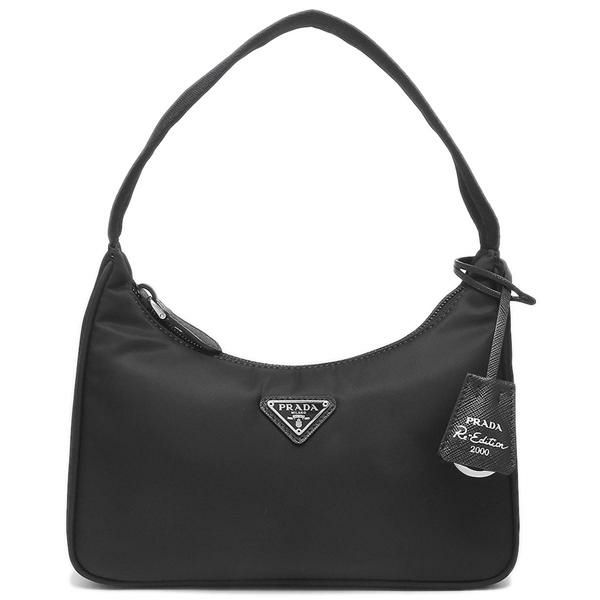 プラダ ショルダーバッグ リエディション リナイロン ミニバッグ トライアングルロゴ ブラック レディース PRADA 1NE515 RDH0 F0002 詳細画像