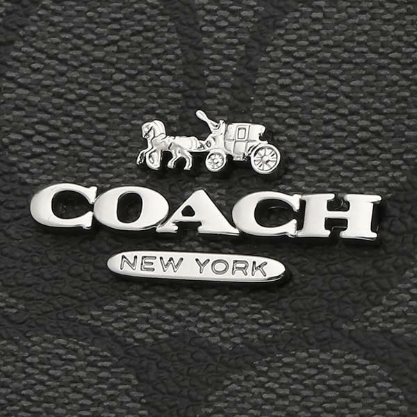 コーチ アウトレット トートバッグ シグネチャー グレー ブラック レディース COACH 5696 SVTSQ A4対応 詳細画像