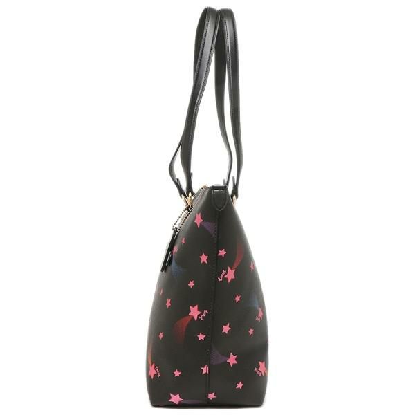 コーチ アウトレット トートバッグ 星柄 ブラック マルチ レディース COACH C7668 IMA47 A4対応 詳細画像