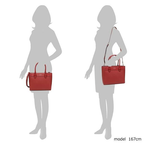 ケイトスペード アウトレット トートバッグ ショルダーバッグ メラニー レッド レディース KATE SPADE wkr00242 601 詳細画像