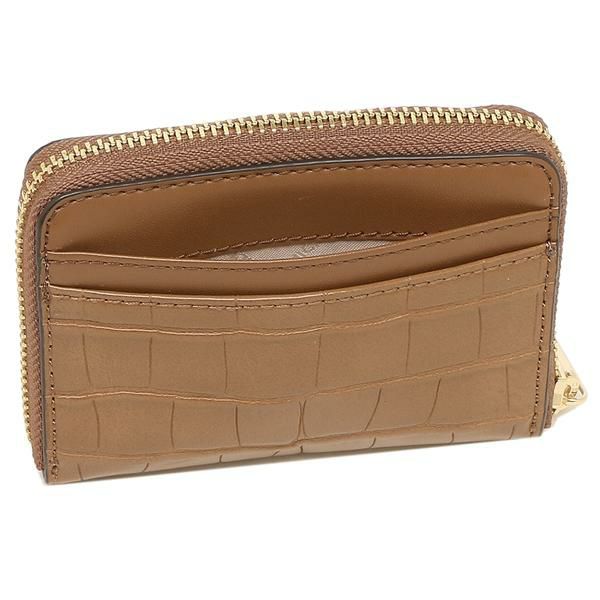 マイケルコース アウトレット コインケース ジェットセットトラベル カードケース ブラウン レディース MICHAEL KORS 35T1GTVZ2E LUGGAGE 詳細画像