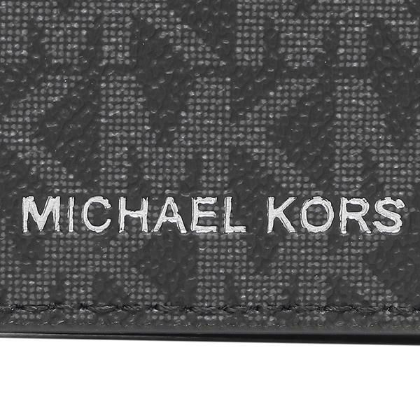 マイケルコース アウトレット 二つ折り財布 クーパー ブラック メンズ レディース MICHAEL KORS 36U9LCRF3B BLACK 詳細画像