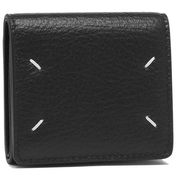メゾンマルジェラ 三つ折り財布 コンパクト財布 ブラック レディース メンズ Maison Margiela S56UI0150 P0399 T8013