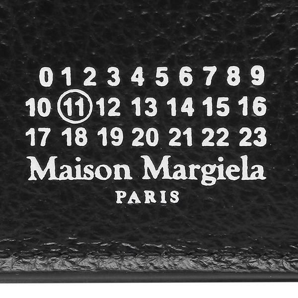 メゾンマルジェラ 三つ折り財布 コンパクト財布 ブラック レディース メンズ Maison Margiela S56UI0150 P0399 T8013 詳細画像