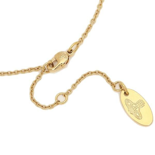 ヴィヴィアンウエストウッド ネックレス アクセサリー ペンダント ゴールド クリーム レディース VIVIENNE WESTWOOD 63020323 02R313 詳細画像