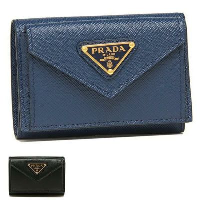 プラダ 三つ折り財布 サフィアーノ ミニ財布 レディース PRADA 1MH021 