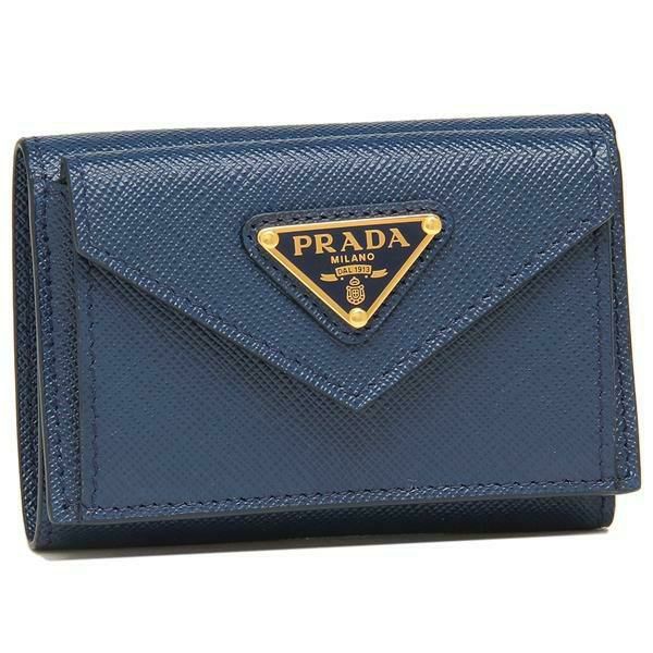 プラダ 三つ折り財布 ミニ財布 レディース PRADA 1MH021 QHH 詳細画像