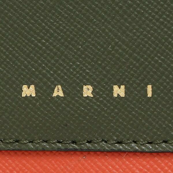 マルニ 二つ折り財布 ジップアラウンドウォレット レディース MARNI PFMOQ09U12 LV520 詳細画像