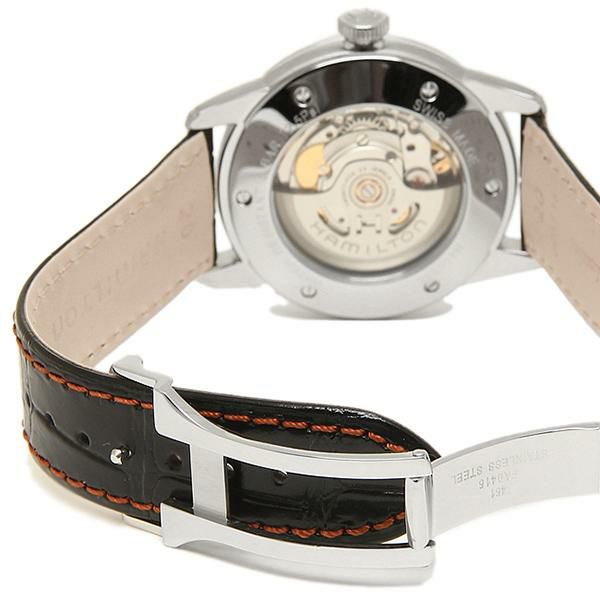 ハミルトン 時計 メンズ HAMILTON H40555731 レイルロード メンズ腕時計 ウォッチ ブラック/シルバー 詳細画像