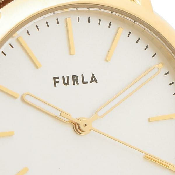 フルラ 時計 レディース イージー シャープ ラウンド32MM クォーツ ホワイト ブラウン FURLA WW00026 詳細画像