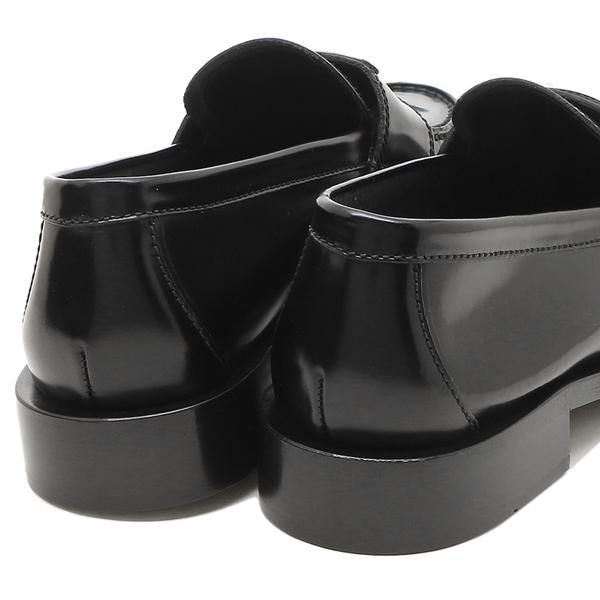 プラダ ローファー 靴 モカシン トライアングルロゴ ブラック レディース PRADA 1D238M 055 020 F0002 詳細画像
