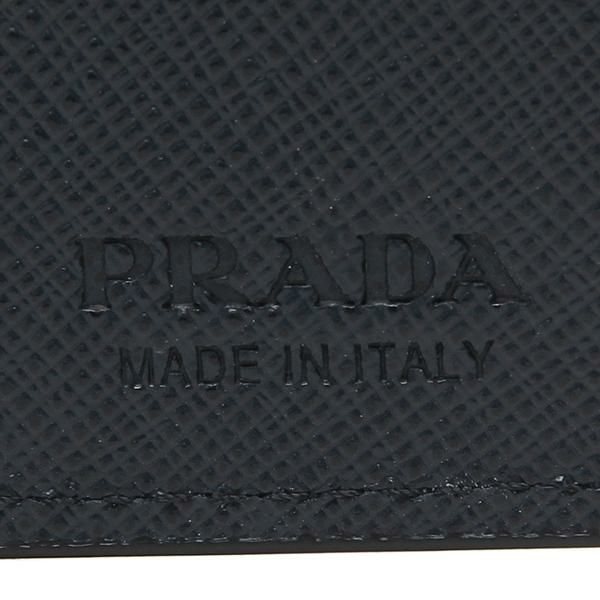 プラダ 二つ折り財布 サフィアーノ ネイビー メンズ PRADA 2MO738 QME F0216 詳細画像
