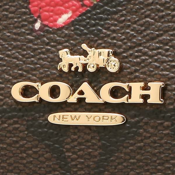 コーチ アウトレット ショルダーバッグ シグネチャー カメラバッグ ブラウン ブラック マルチ レディース COACH C6904 IMOSN 詳細画像