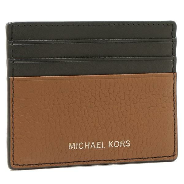 マイケルコース アウトレット パスケース クーパー カードケース ブラウン メンズ レディース MICHAEL KORS 36F9LCOD2L LUGGAGE