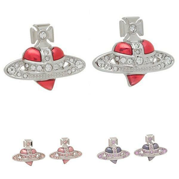 ヴィヴィアンウエストウッド ピアス ディアマンテハート メンズ レディース VIVIENNE WESTWOOD 6201031A