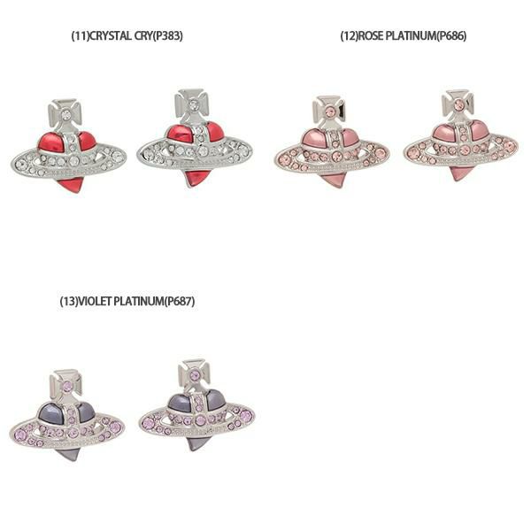 ヴィヴィアンウエストウッド ピアス ディアマンテハート メンズ レディース VIVIENNE WESTWOOD 6201031A 詳細画像