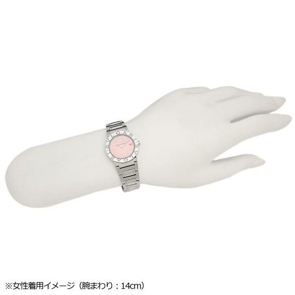 ブルガリ 時計 レディース ブルガリブルガリ26mm クォーツ ピンク BVLGARI BB26C2SSD JA 詳細画像