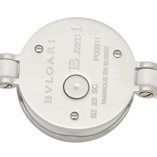 ブルガリ 時計 レディース B-zero123mm クォーツ ホワイト BVLGARI BZ23WSCC S 詳細画像