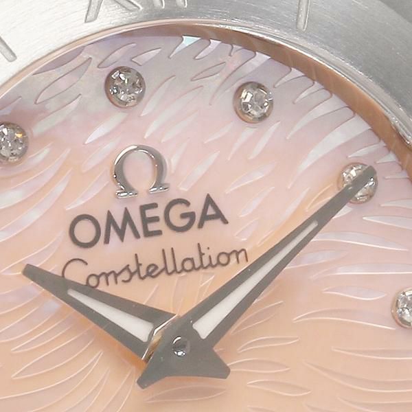 オメガ 時計 レディース コンステレーション24mm クォーツ ピンク OMEGA 123.10.24.60.57.002 詳細画像