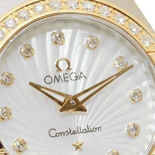オメガ 時計 レディース コンステレーション24mm クォーツ ホワイト OMEGA 123.25.24.60.55.004 詳細画像