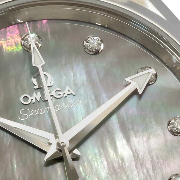 オメガ 時計 レディース シーマスターアクアテラ38.5mm マスターコーアクシャル自動巻 グレー OMEGA 231.10.39.21.57.001 詳細画像