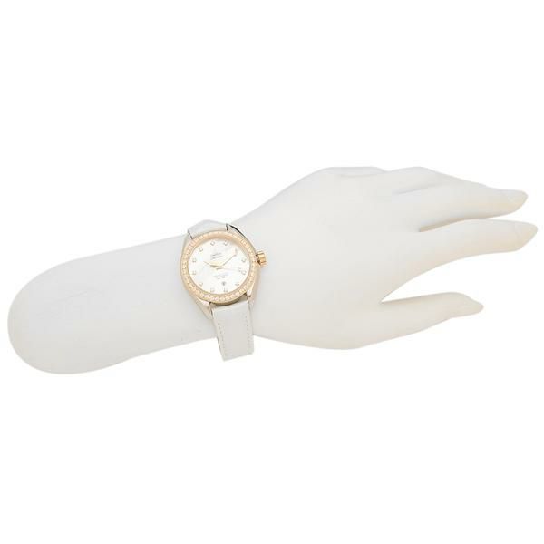 オメガ 時計 レディース シーマスターアクアテラ34mm コーアクシャル自動巻 ホワイト OMEGA 231.28.34.20.55.004 詳細画像