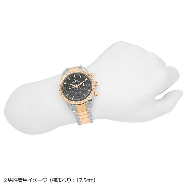 オメガ 時計 メンズ スピードマスター41.5mm コーアクシャル自動巻 ブラック OMEGA 331.20.42.51.01.002 詳細画像
