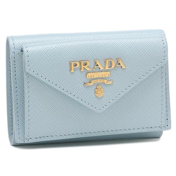 プラダ 三つ折り財布 サフィアーノ ミニ財布 レディース PRADA 1MH021