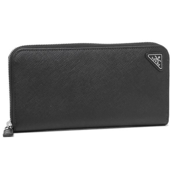 プラダ 長財布 サフィアーノ ブラック メンズ PRADA 2ML317 QHH F0002
