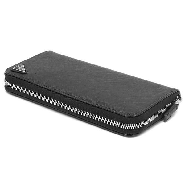 プラダ 長財布 サフィアーノ ブラック メンズ PRADA 2ML317 QHH F0002 詳細画像