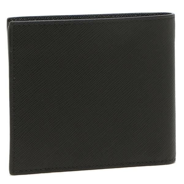 プラダ 二つ折り財布 サフィアーノトライアングルロゴ MINUTERIA ブラック レッド メンズ PRADA 2MO738 2FJ6 F0002 詳細画像
